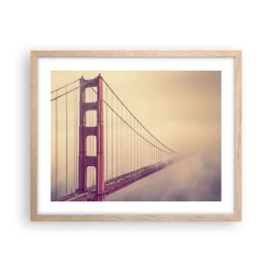 Plakat w ramie jasny dąb - Między niebem a ziemią - 50x40 cm