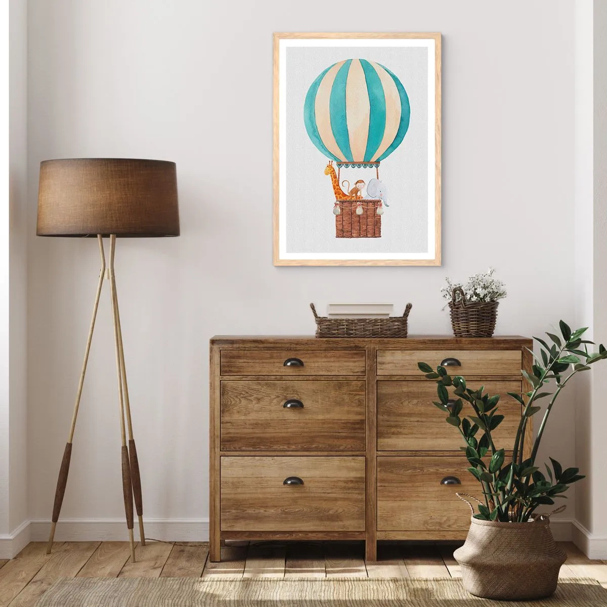 Plakat w ramie jasny dąb - Fantastyczna wycieczka - 70x100 cm