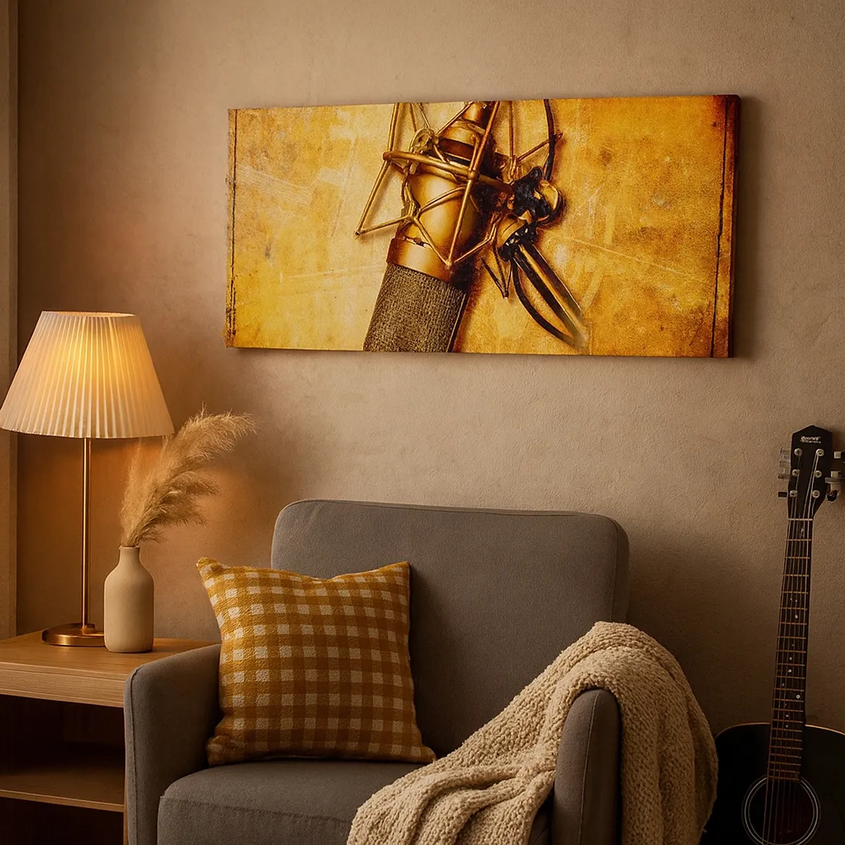 Obraz na płótnie - Złote lata radia - 30x30 cm