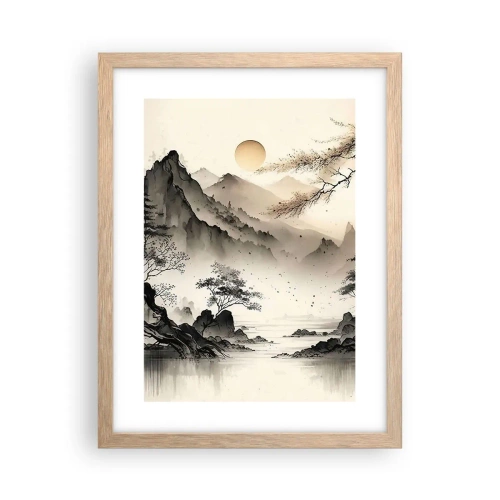 Plakat w ramie jasny dąb - Niepowtarzalny urok orientu - 30x40 cm