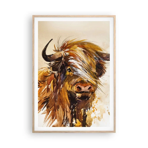 Plakat w ramie jasny dąb - Duma łowcy - 70x100 cm