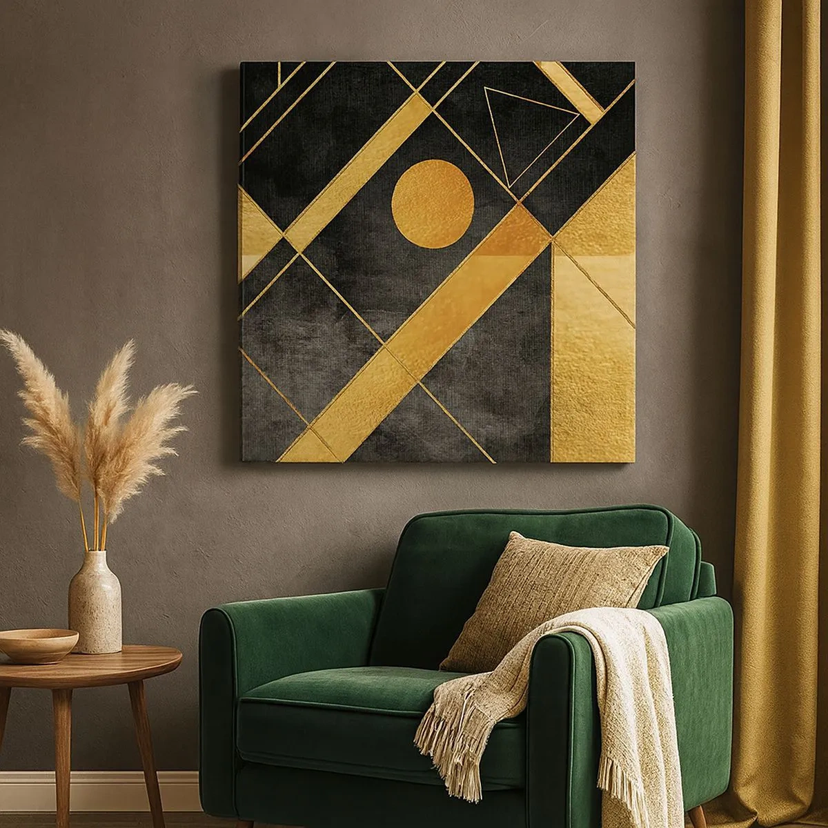 Obraz na płótnie - Słońce pustyni - 30x30 cm