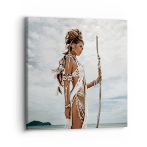 Obraz na płótnie - Królowa tropików - 40x40 cm