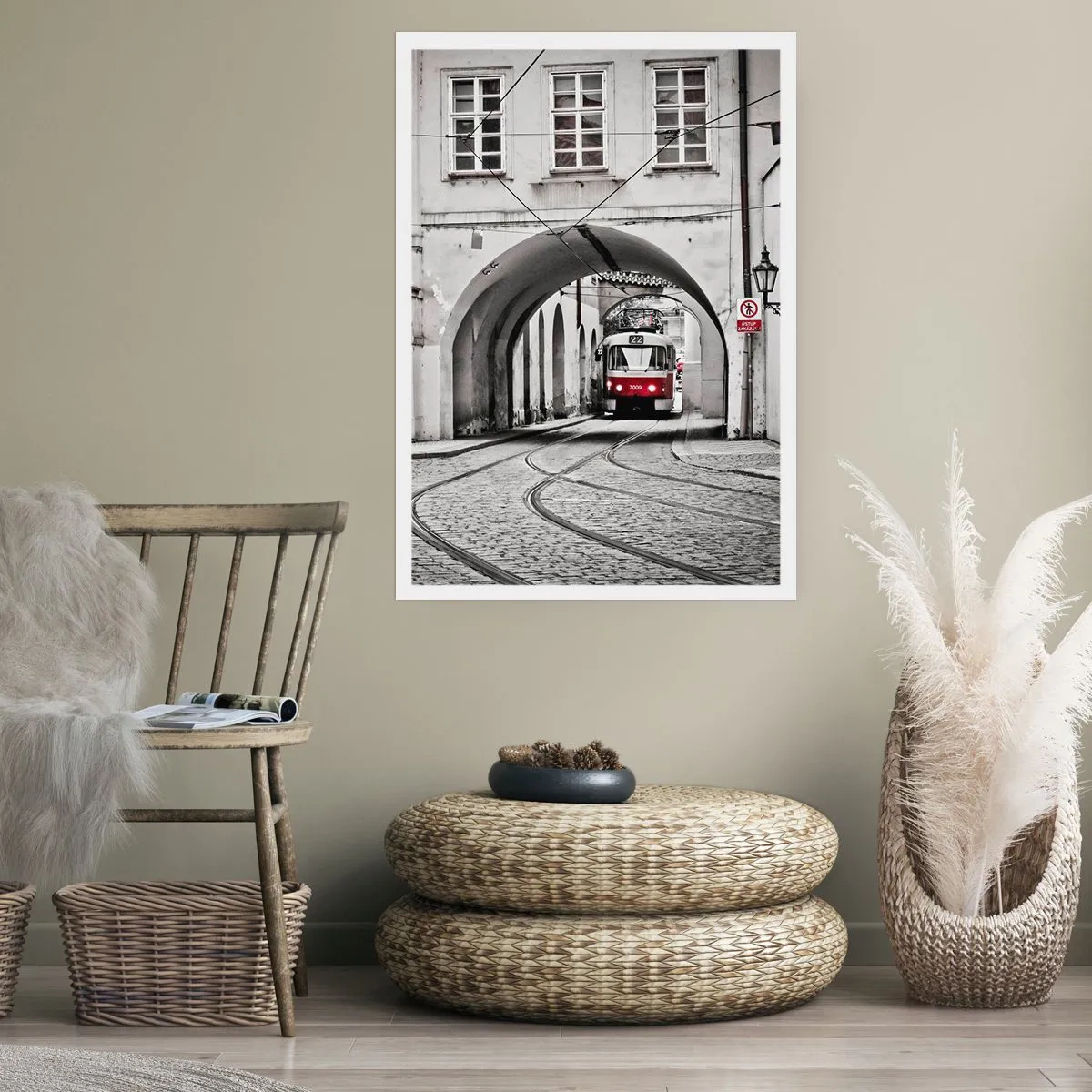 Plakat - Przez miejski labirynt - 61x91 cm