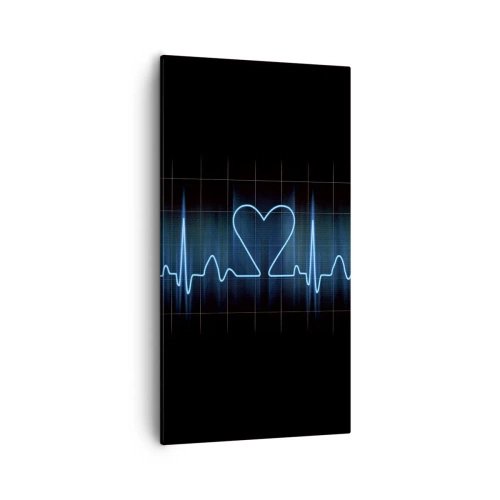 Obraz na płótnie - W rytmie serca - 55x100 cm