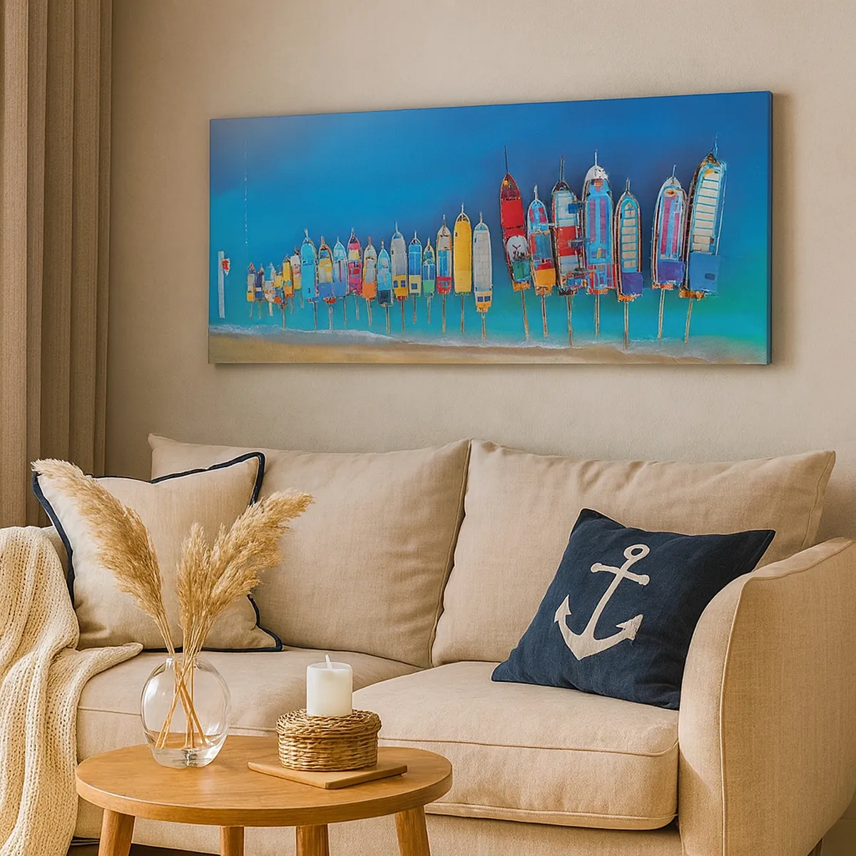 Obraz na płótnie - Z lotu ptaka - 30x30 cm