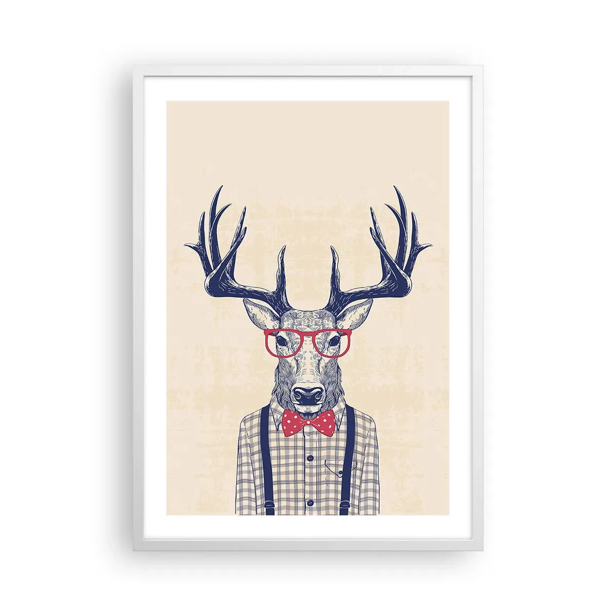 Plakat w białej ramie - Zabawna ekstrawagancja - 50x70 cm