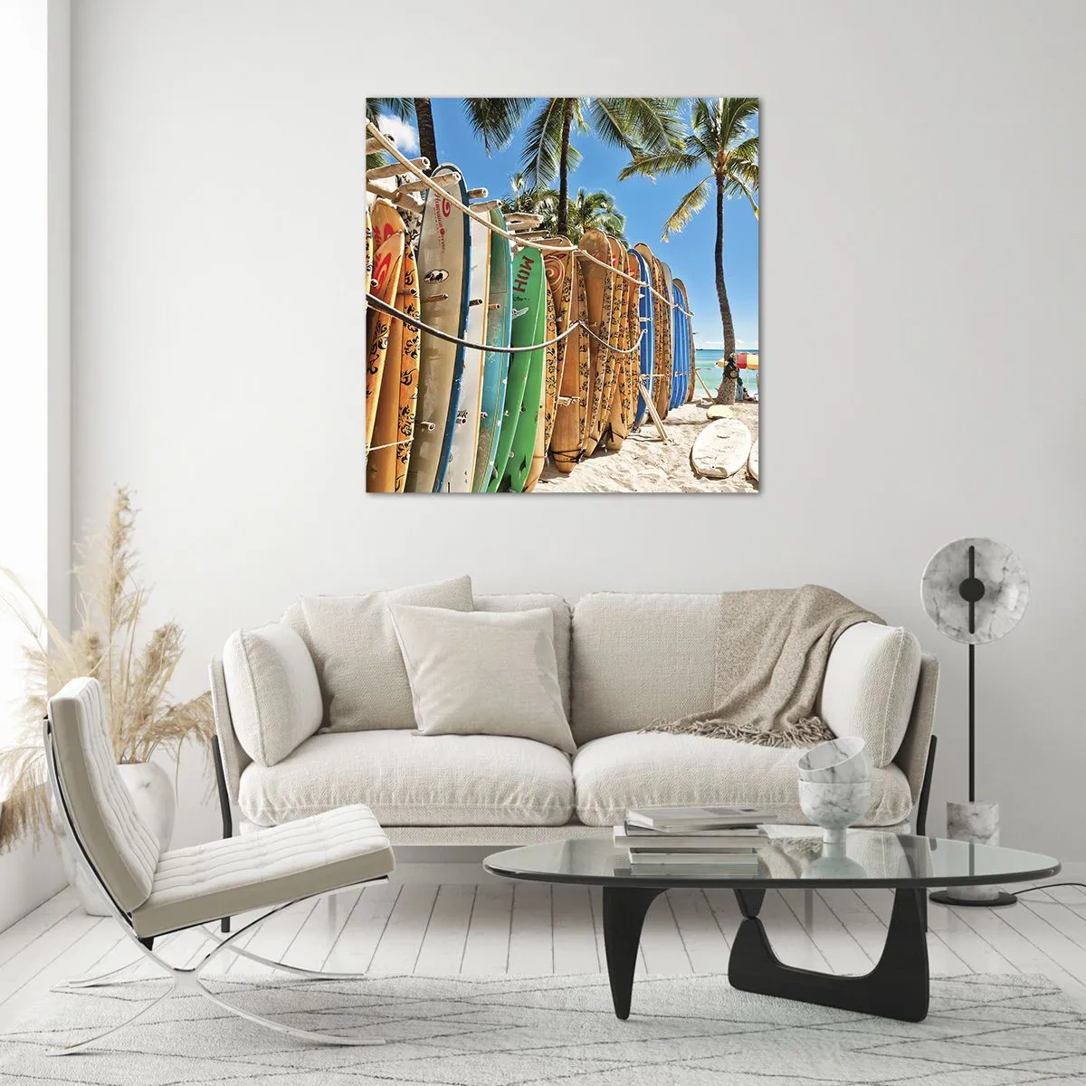 Obraz na szkle - Słoneczna zabawa - 50x50 cm