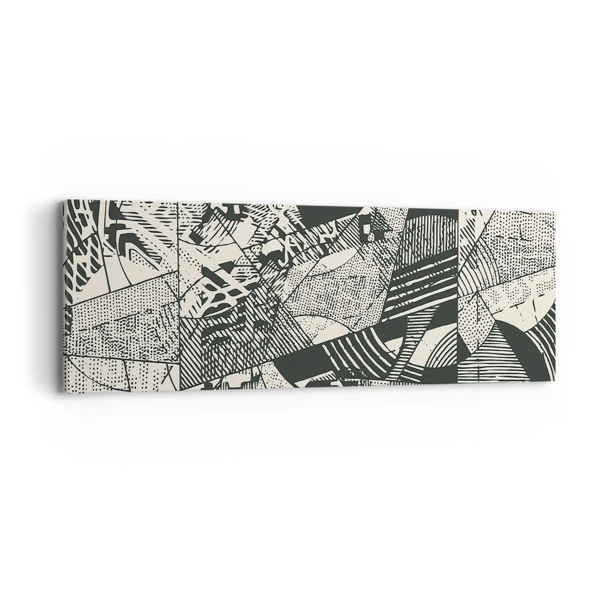 Obraz na płótnie - Dynamika współczesności - 90x30 cm