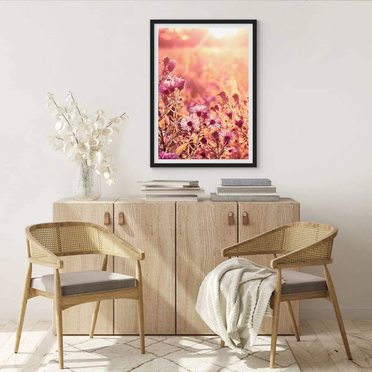 Plakat w czarnej ramie - Przed odejściem lata - 70x100 cm