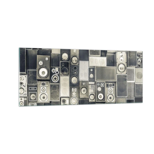 Obraz na szkle - I wszystko gra - 100x40 cm