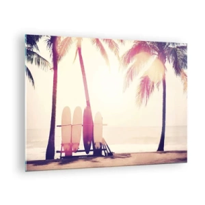 Obraz na szkle - To będzie wspaniały dzień - 70x50cm - To będzie wspaniały dzień - Nowoczesna dekoracja ścienna do salonu i sypialni ARTTOR