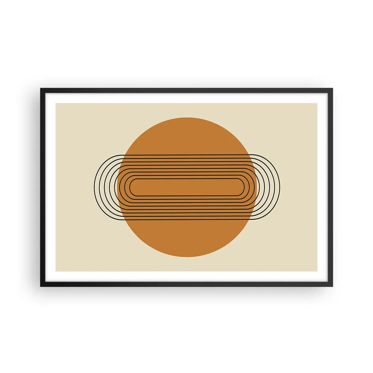 Plakat w czarnej ramie - Plan doskonały - 91x61 cm