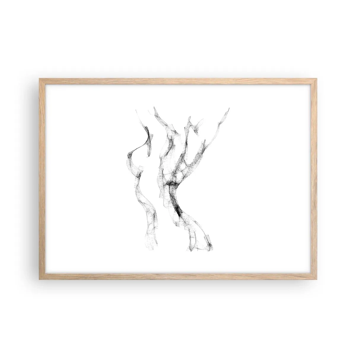 Plakat w ramie jasny dąb - Piękna i silna - 70x50 cm