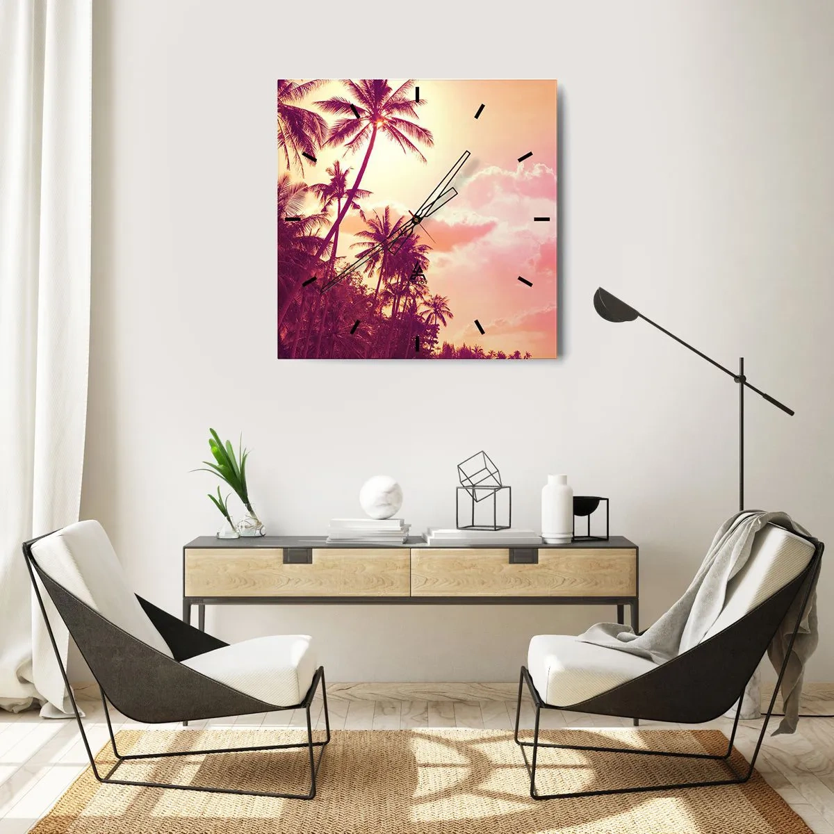 Zegar ścienny - Musisz wybrać - 40x40 cm