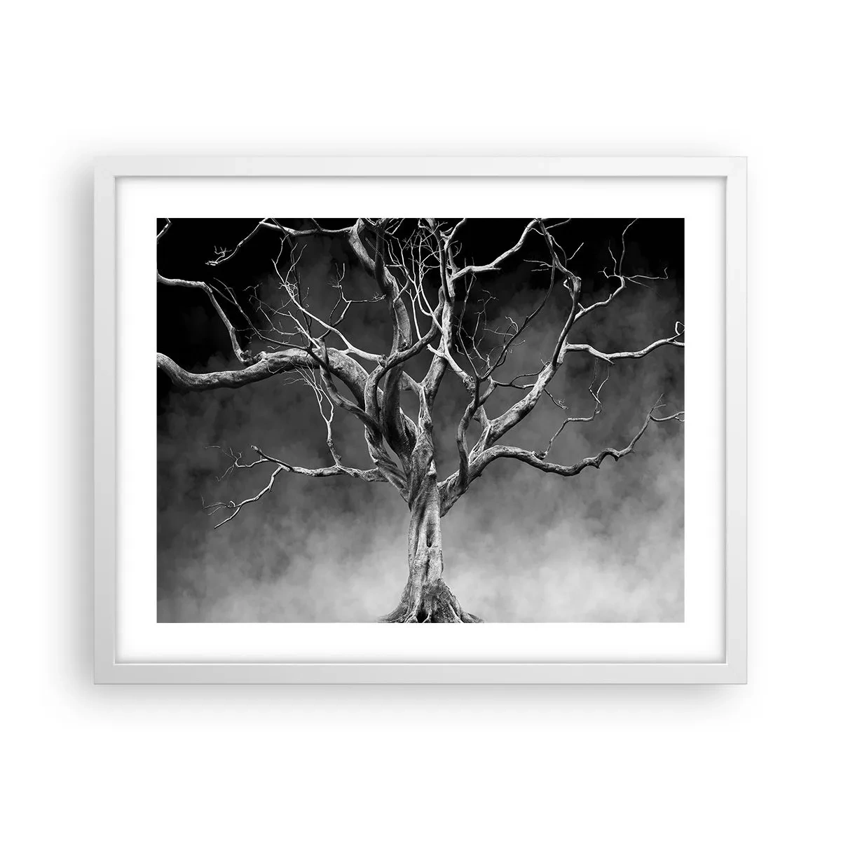 Plakat w białej ramie - Pierwotne i święte - 50x40 cm