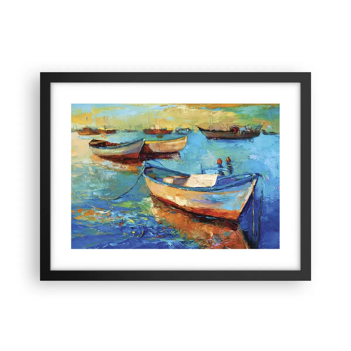 Plakat w czarnej ramie - W południowej zatoce - 40x30 cm