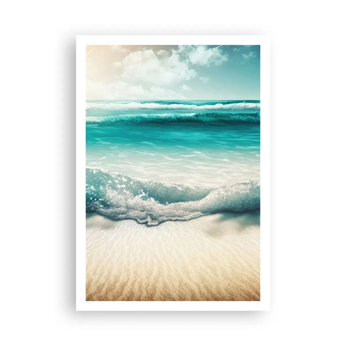 Plakat - Spokój oceanu - 70x100 cm