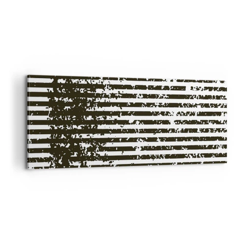 Obraz na płótnie - Rytm i szum - 100x40 cm