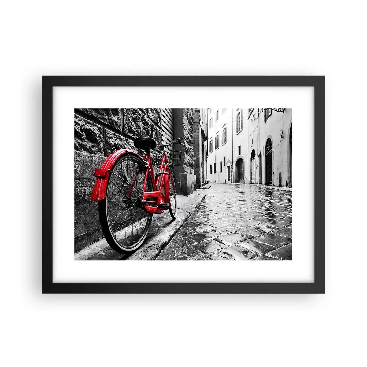 Plakat w czarnej ramie - Prawdziwe piękno się nie starzeje - 40x30 cm