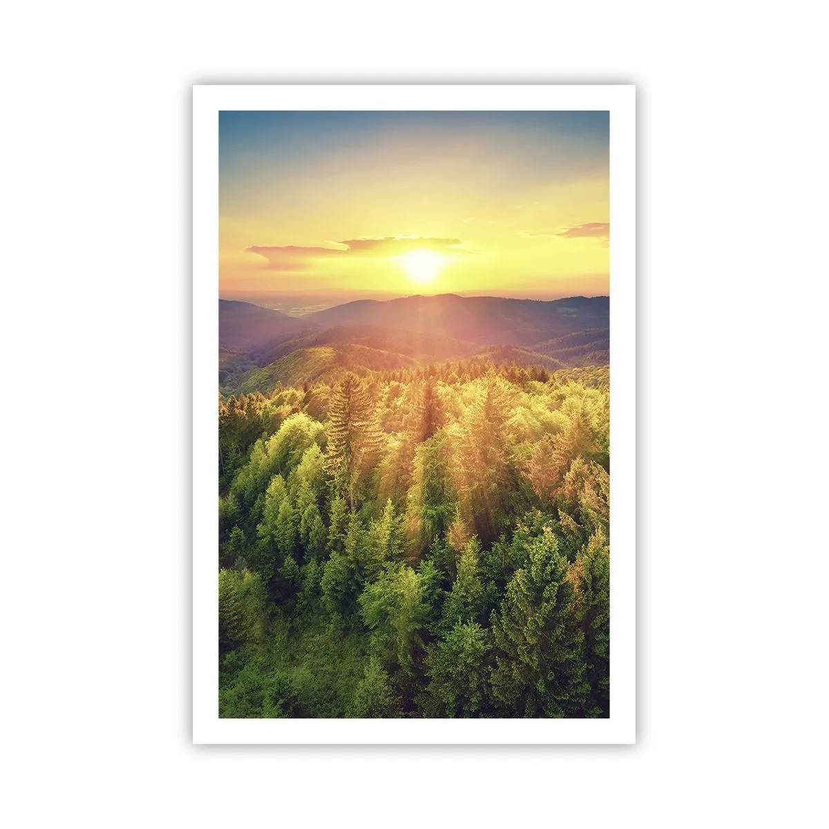 Plakat - Wierzchołki i szczyty - 61x91 cm