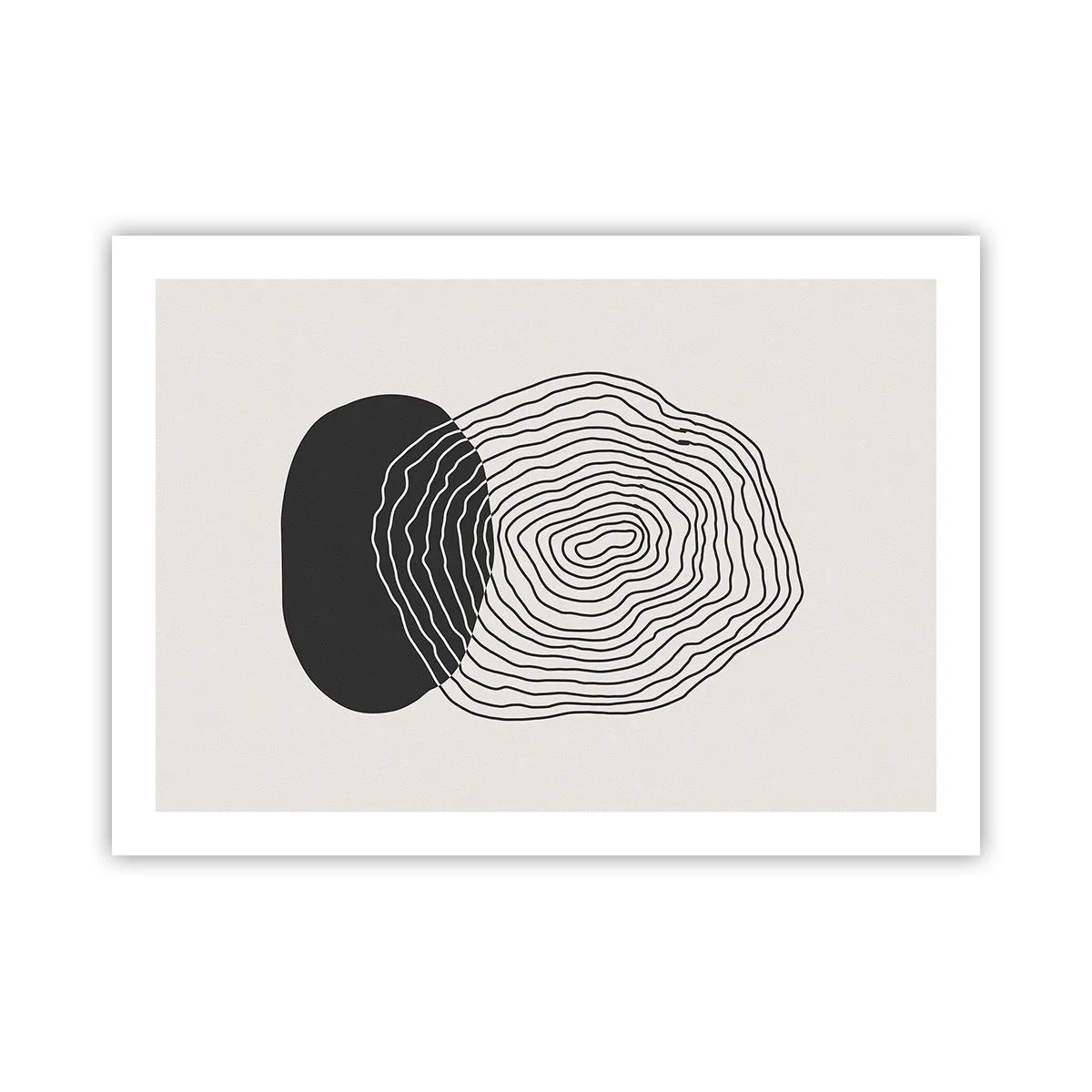 Plakat - Trwanie i drganie - 70x50 cm