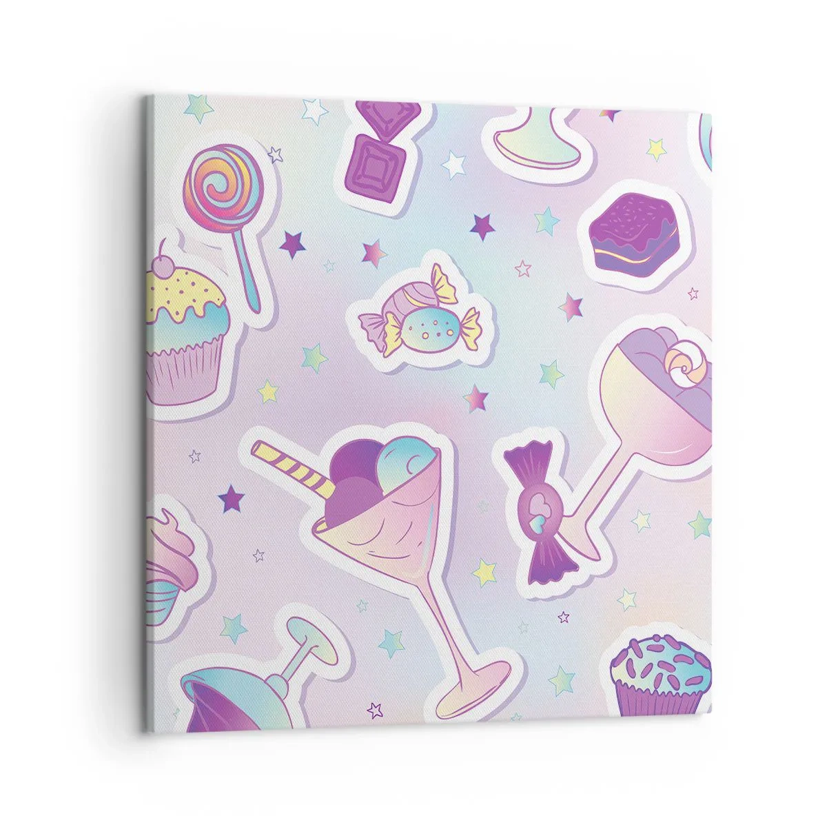 Obraz na płótnie - Żeby codziennie były urodziny - 50x50 cm