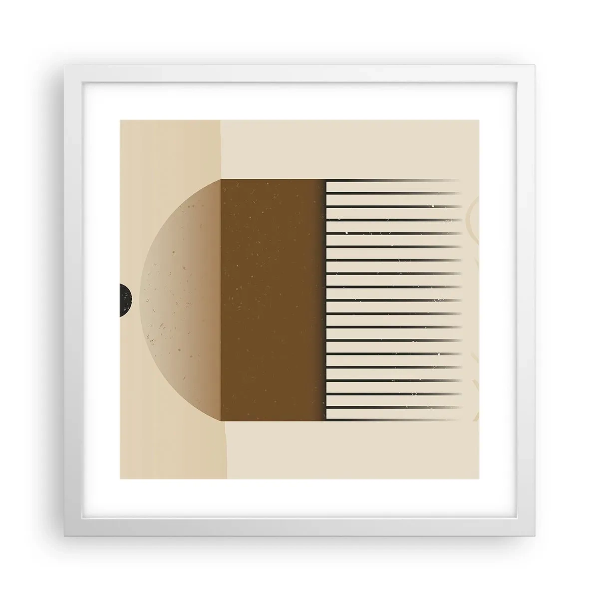 Plakat w białej ramie - Różne stany - 40x40 cm