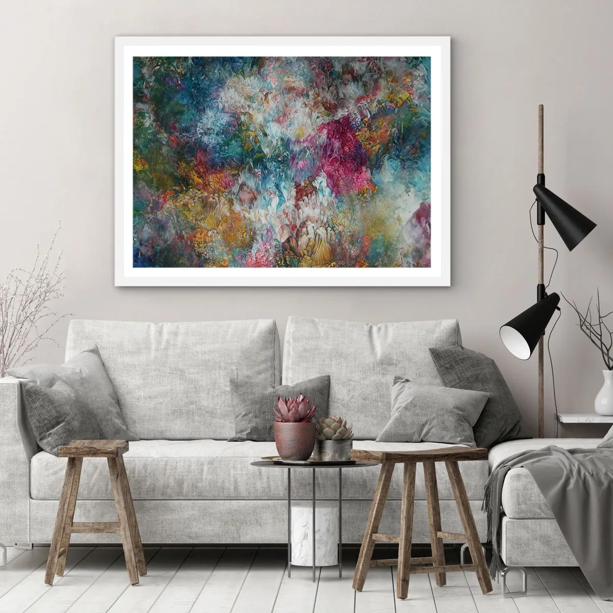 Plakat w białej ramie - W pełnym rozkwicie - 40x30 cm