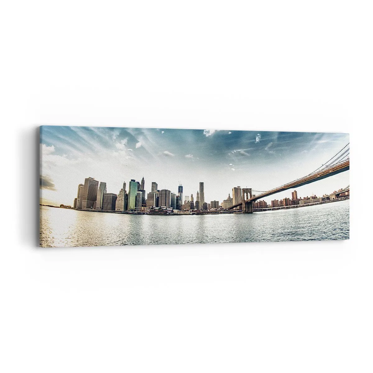 Obraz na płótnie - Szklana wyspa - 90x30 cm