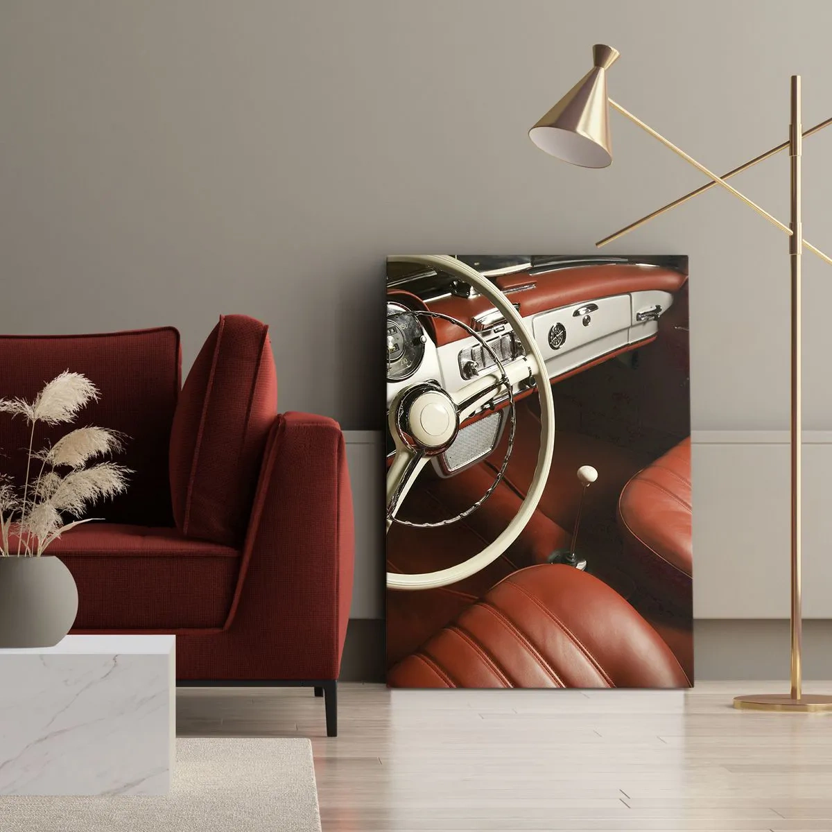 Obraz na płótnie - Luksus w stylu vintage - 45x80 cm