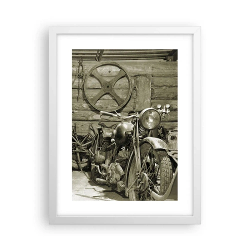 Plakat w białej ramie - W szopie wuja Władka - 30x40 cm