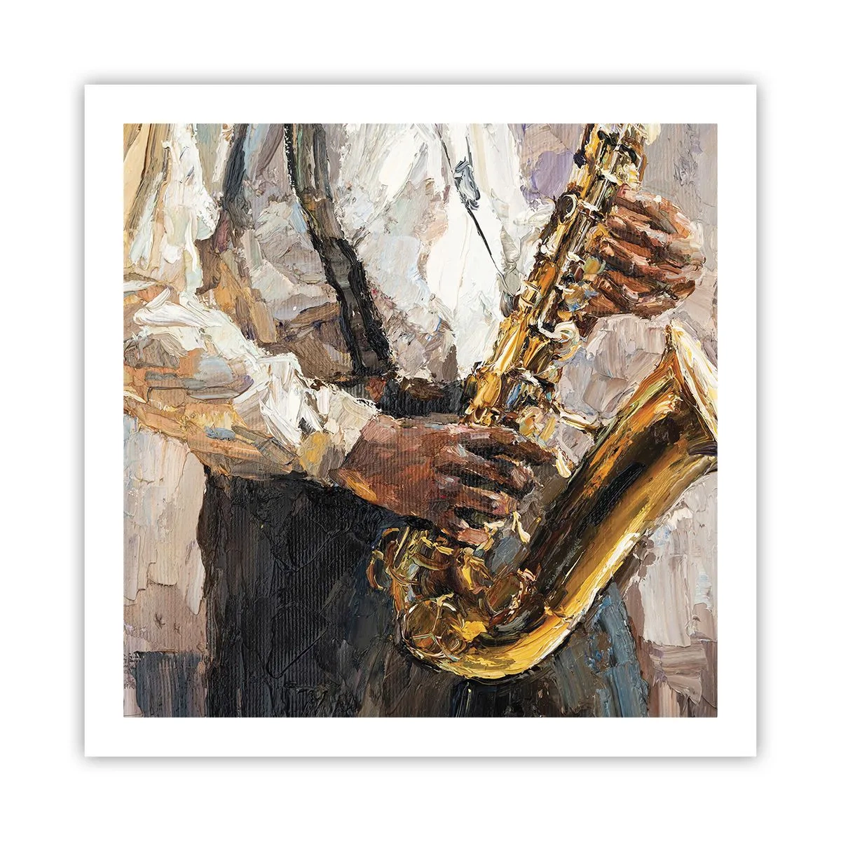 Plakat - Czas na solo - 60x60 cm