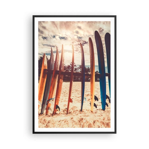 Plakat w czarnej ramie - Dobranoc, do jutra - 70x100 cm