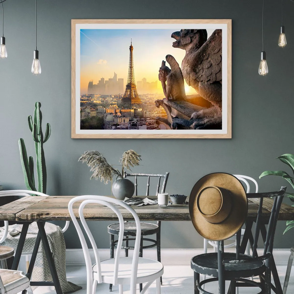 Plakat w ramie jasny dąb - Wiele się zmieniło… - 50x40 cm