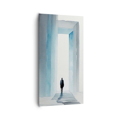 Obraz na płótnie - Żyj bez ograniczeń - 65x120 cm