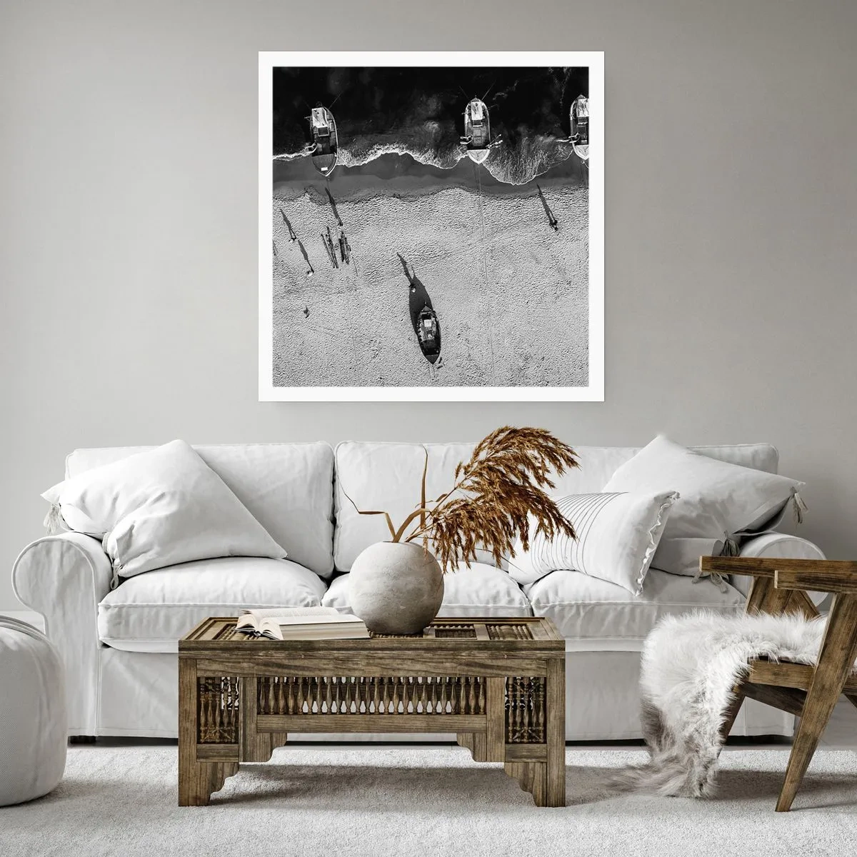 Plakat - Jeszcze na brzegu… - 40x40 cm