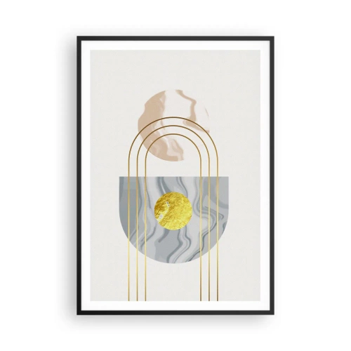 Plakat w czarnej ramie - Jasność i blask - 70x100 cm