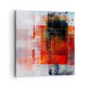 Obraz na płótnie - Kompozycja rozżarzona - 70x70 cm