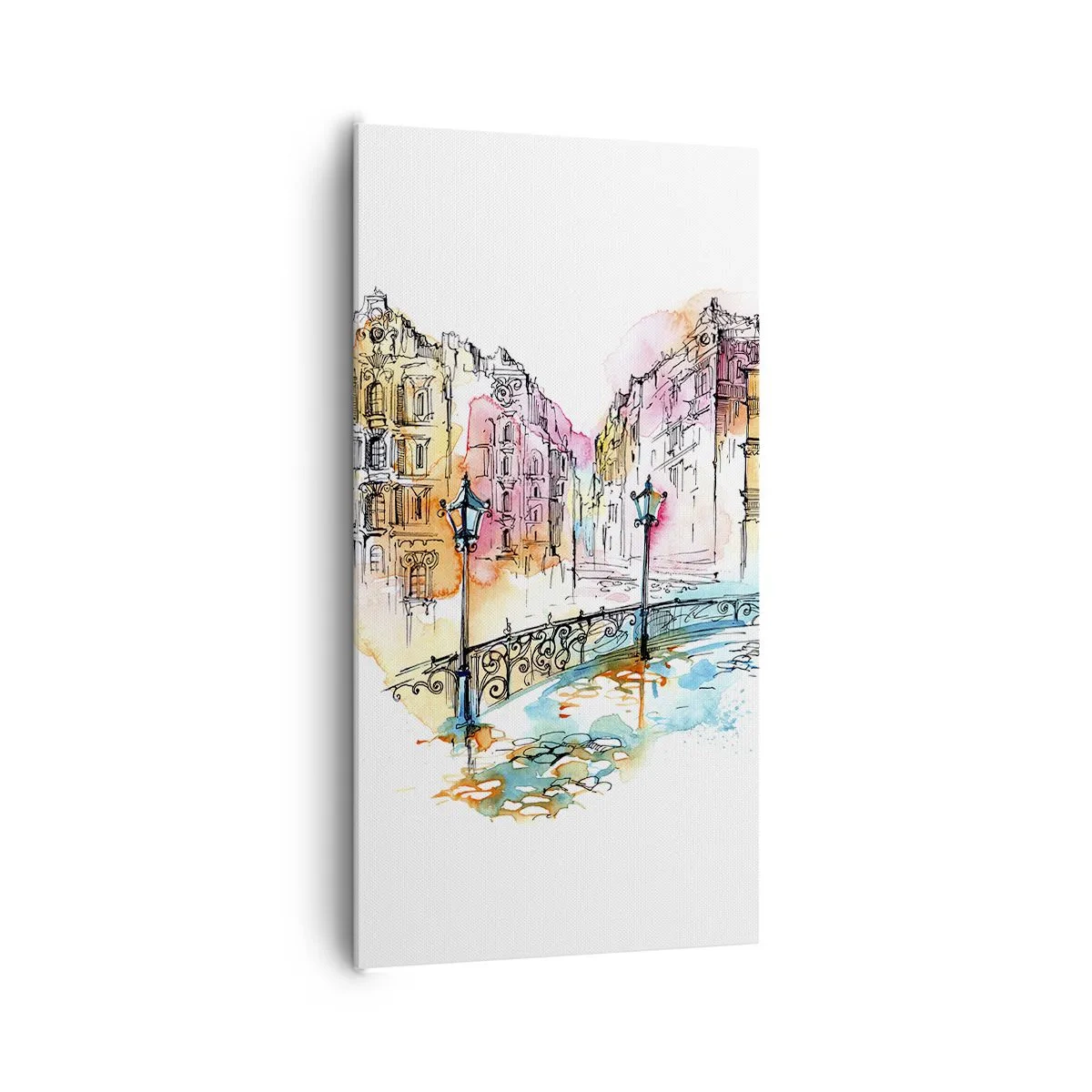 Obraz na płótnie - Serce miasta - 65x120 cm