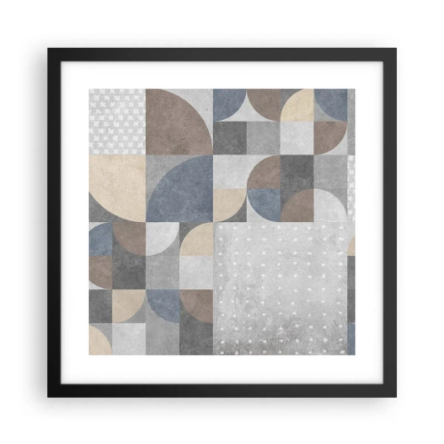 Plakat w czarnej ramie - Ceramiczna fantazja - 40x40 cm