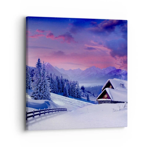 Obraz na płótnie - Cicha noc - 30x30 cm