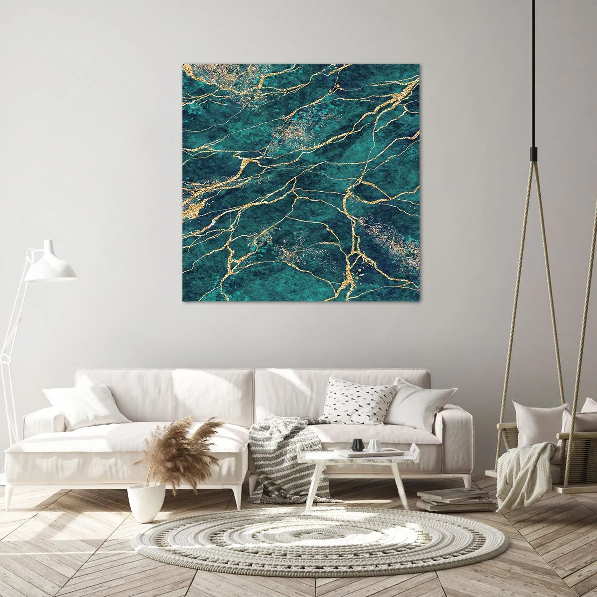 Obraz na płótnie - Żyła złota - 40x40 cm