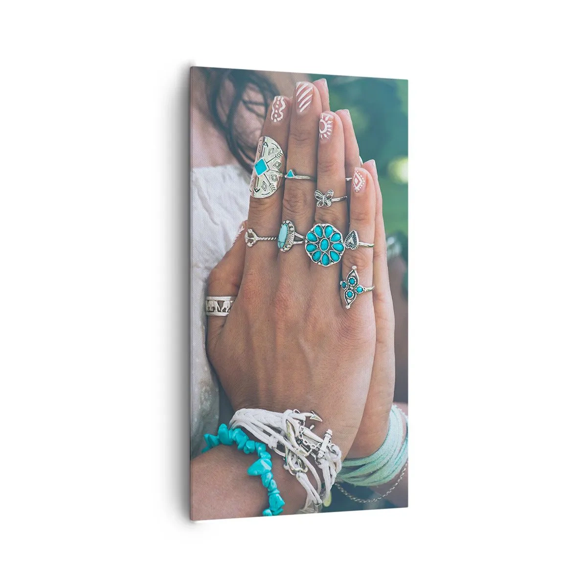 Obraz na płótnie - Witaj w centrum bytu - 65x120 cm