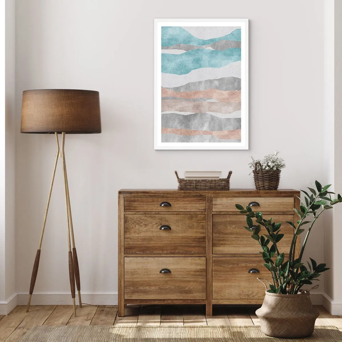 Plakat w białej ramie - Studium bliskości - 30x40 cm