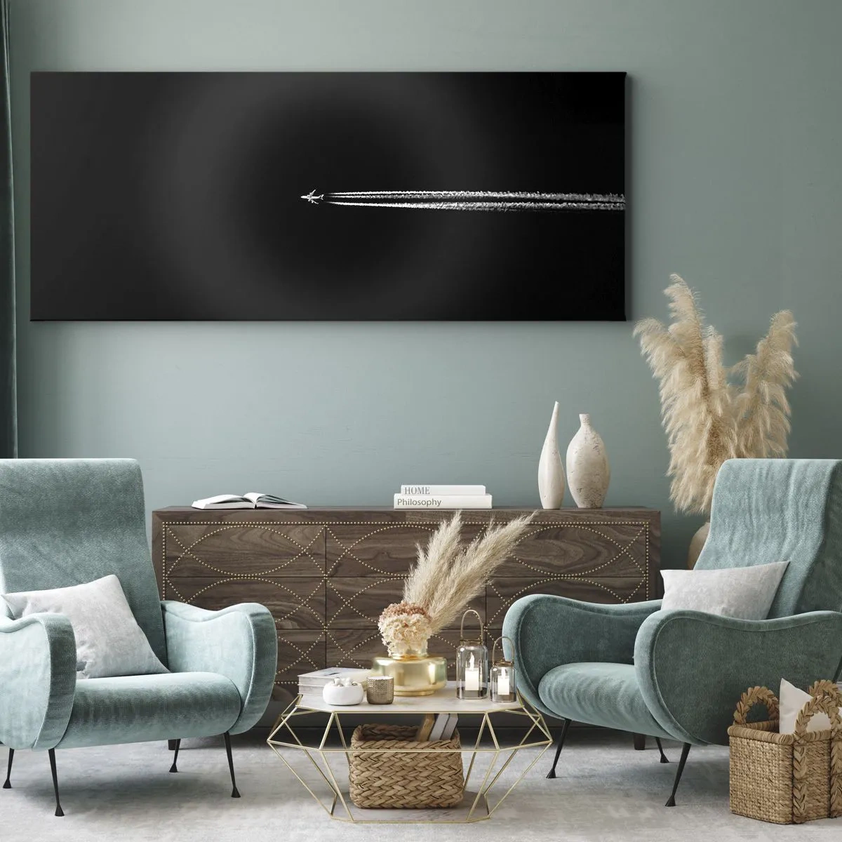 Obraz na płótnie - W inny wymiar - 100x40 cm