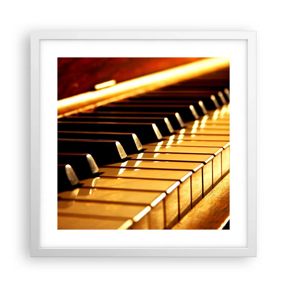 Plakat w białej ramie - Nieograniczone możliwości - 40x40 cm