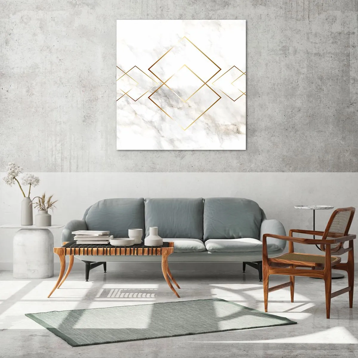 Obraz na szkle - Widok na nieskończoność - 70x70 cm