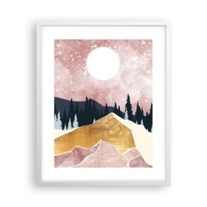 Plakat w białej ramie - Nocna straż - 40x50 cm