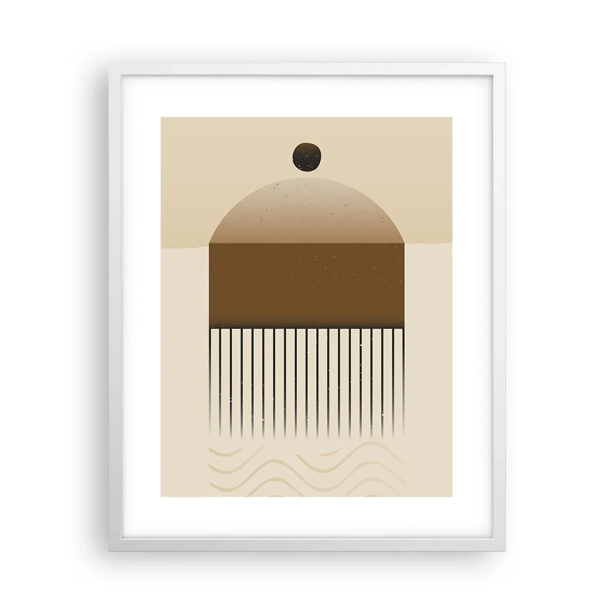 Plakat w białej ramie - Różne stany - 40x50 cm